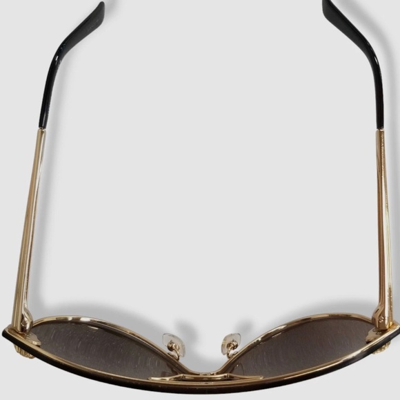 Versace Sunglasses 2161 1002/F9 Women Gold Shield Shades 42/00/140 - Picture 3 of 5